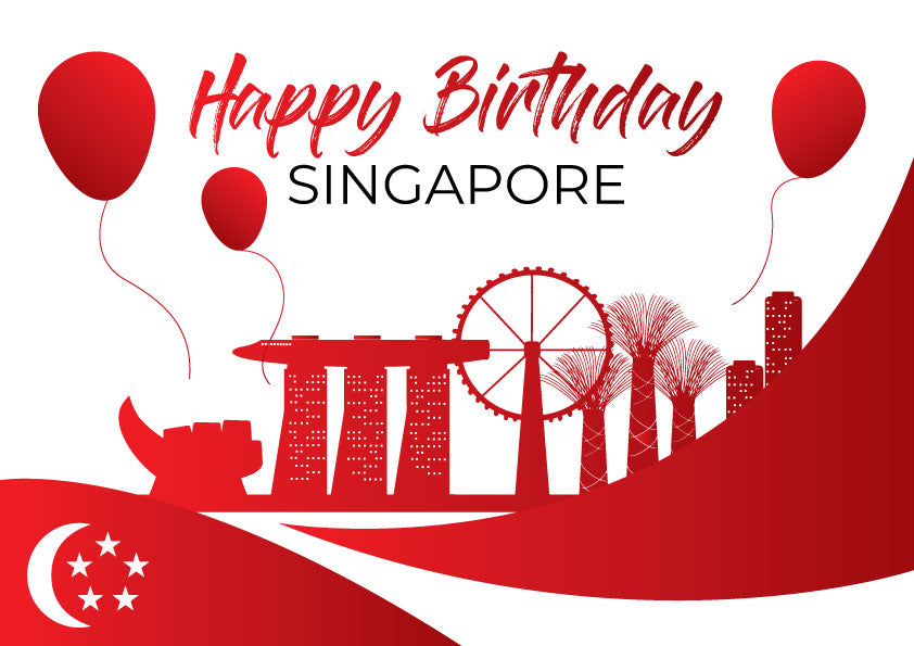 Celebrating Singapore National Day with Andy Balloons Singapore