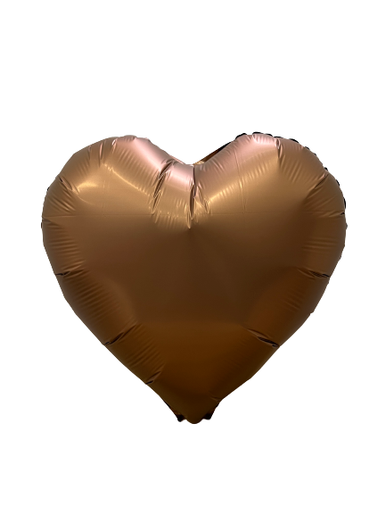 18 INCH CHOCOLATE HEART FOIL