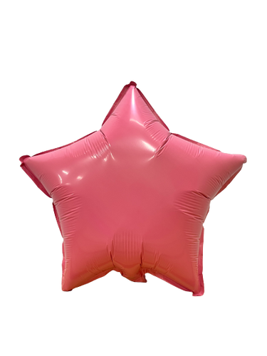 18 INCH CANDY PINK STAR FOIL