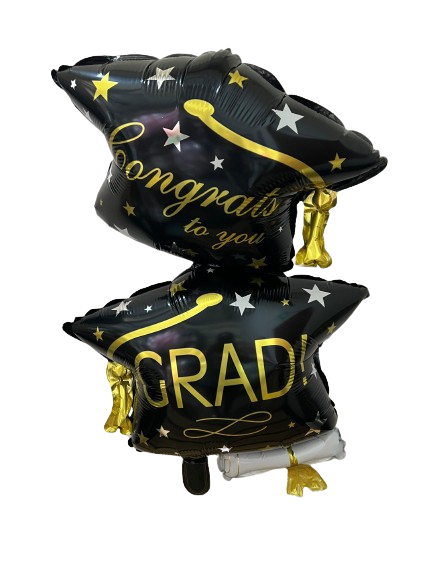 28 INCH TWIN GRADUATION HAT FOIL