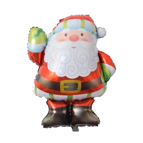 32 INCH SANTA CLAUS WAVING FOIL