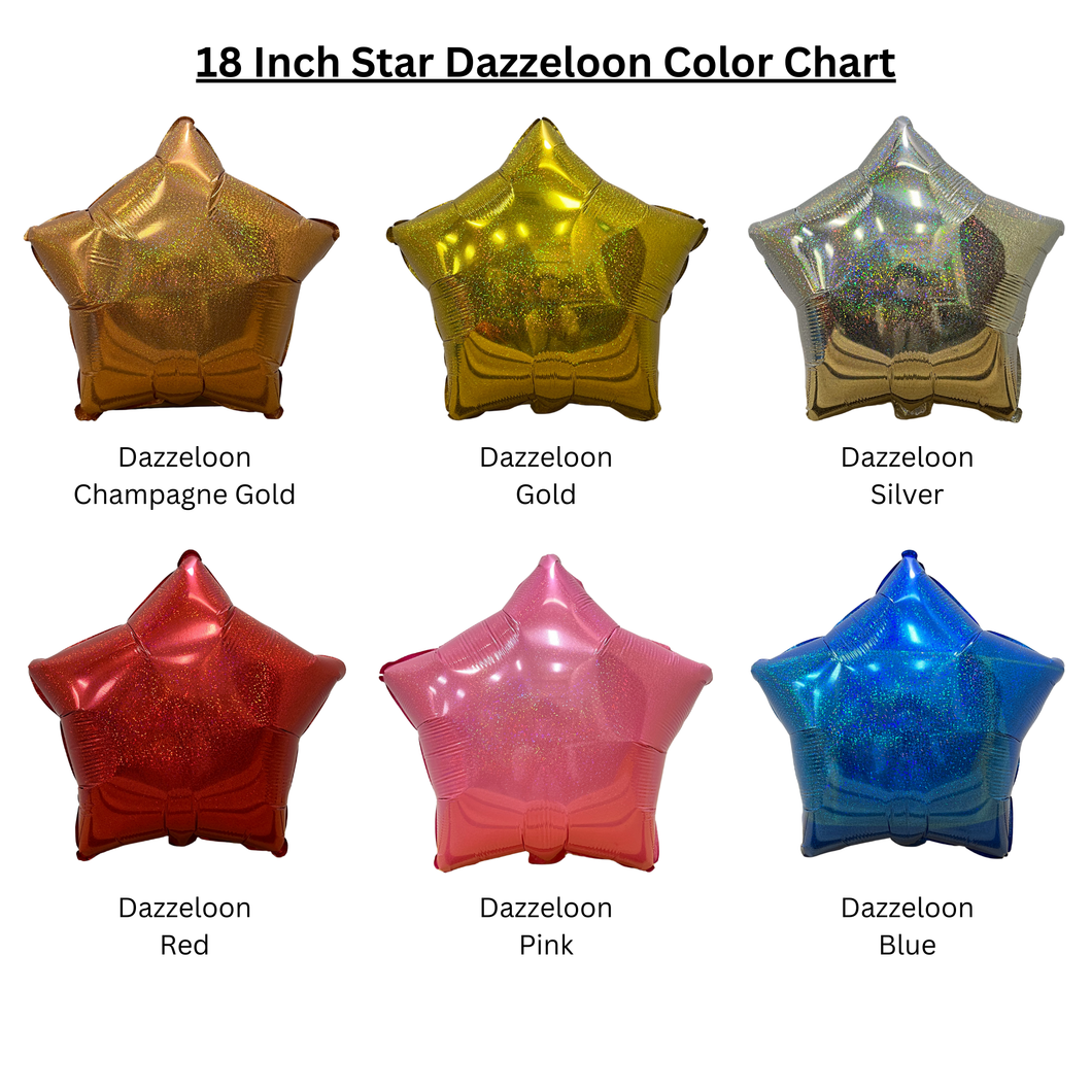 18 INCH STAR DAZZELOON FOIL