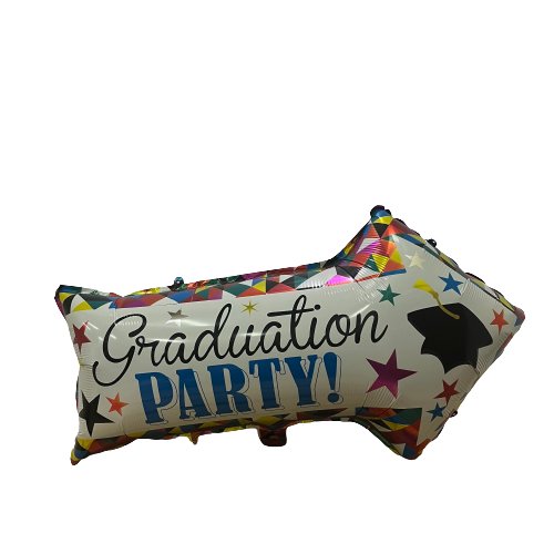 40 INCH GRADUATION PARTY ARROW FOIL