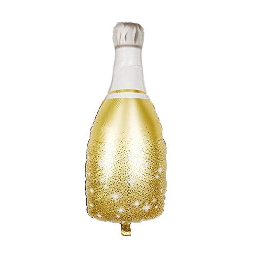 40 INCH SPARKLING GOLD CHAMPAGNE BOTTLE