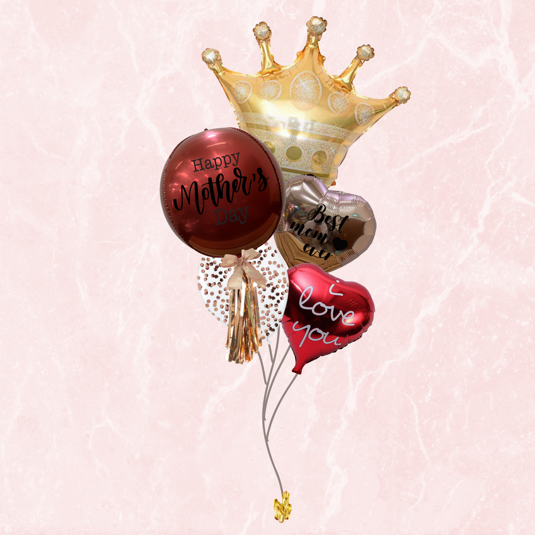 [MOTHER'S DAY] CROWN BALLOON SET