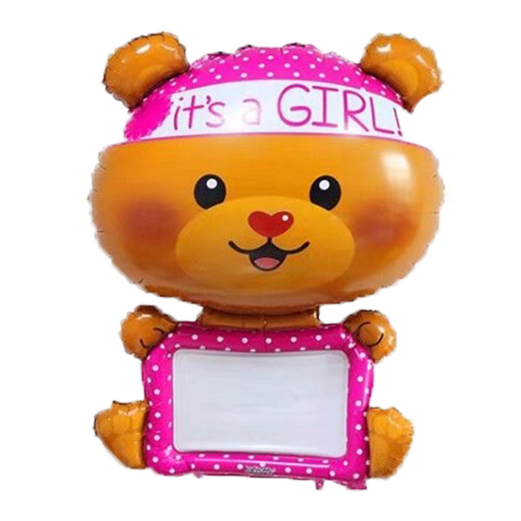 35 INCH BABY BEAR W WHITEBOARD (GIRL)