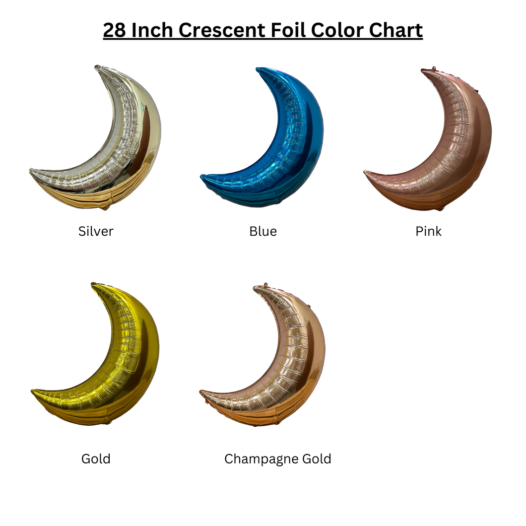 28 INCH CRESCENT FOIL