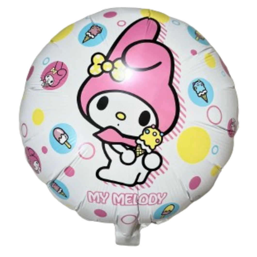 18 INCH MY MELODY ICE CREAM ROUND FOIL