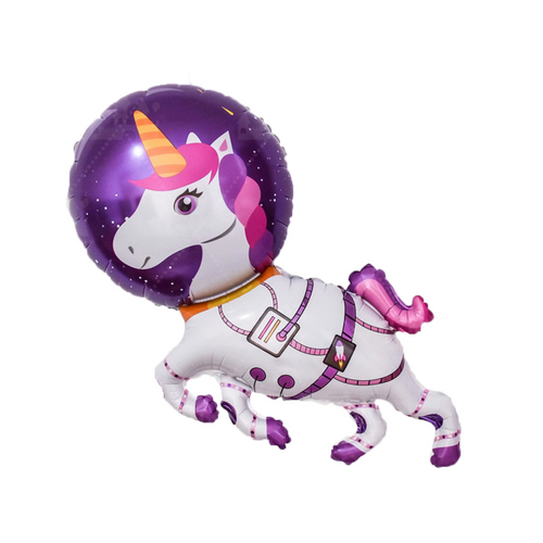 astronaut unicorn foil 38 inch