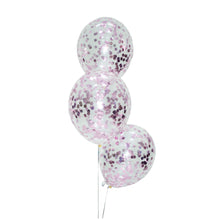 Load image into Gallery viewer, 12 inch pink confetti filled balloon
