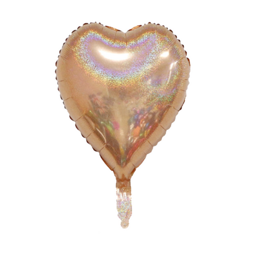 18 INCH DAZZELOON HEART - ROSE GOLD