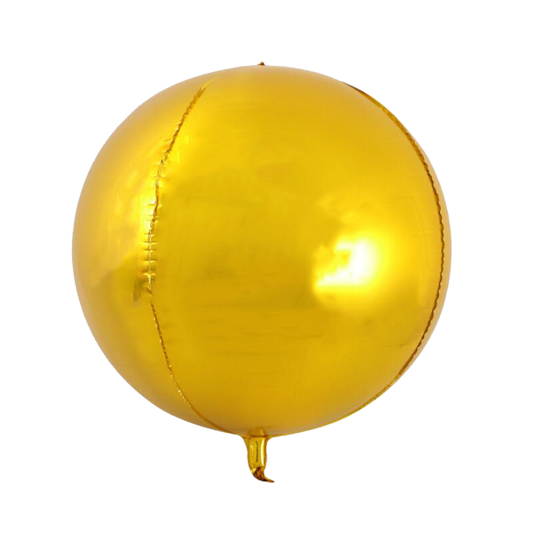 gold 4d balloon size 22 inch