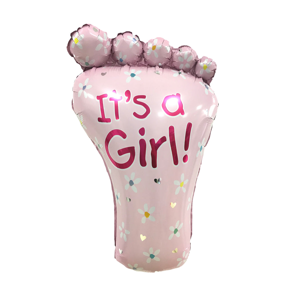 foot 'its a girl' size 28 inch