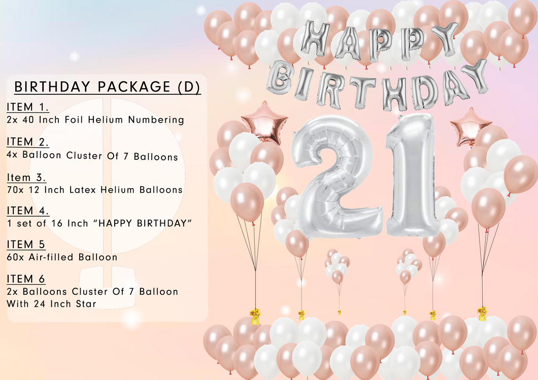 birthday package d
