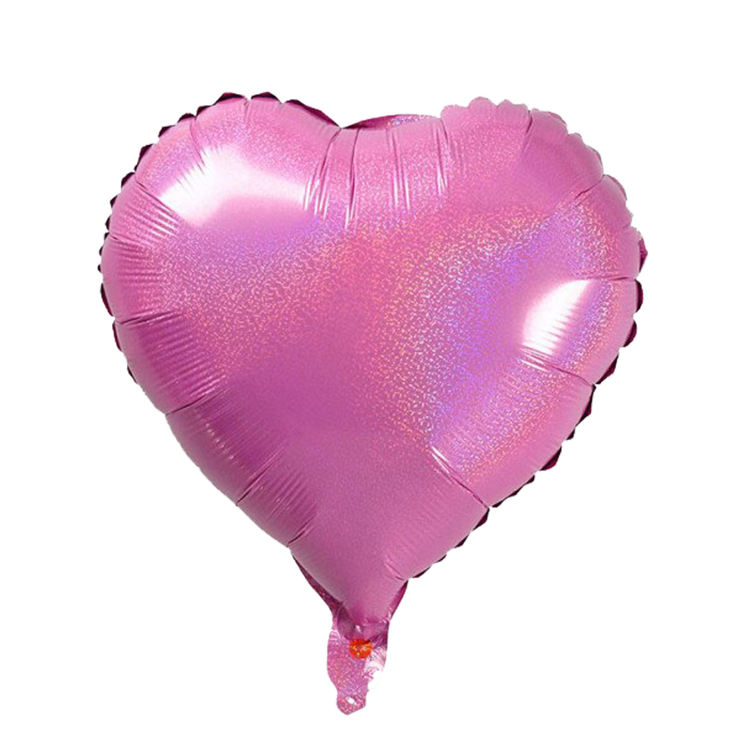18 INCH DAZZELOON HEART - PINK