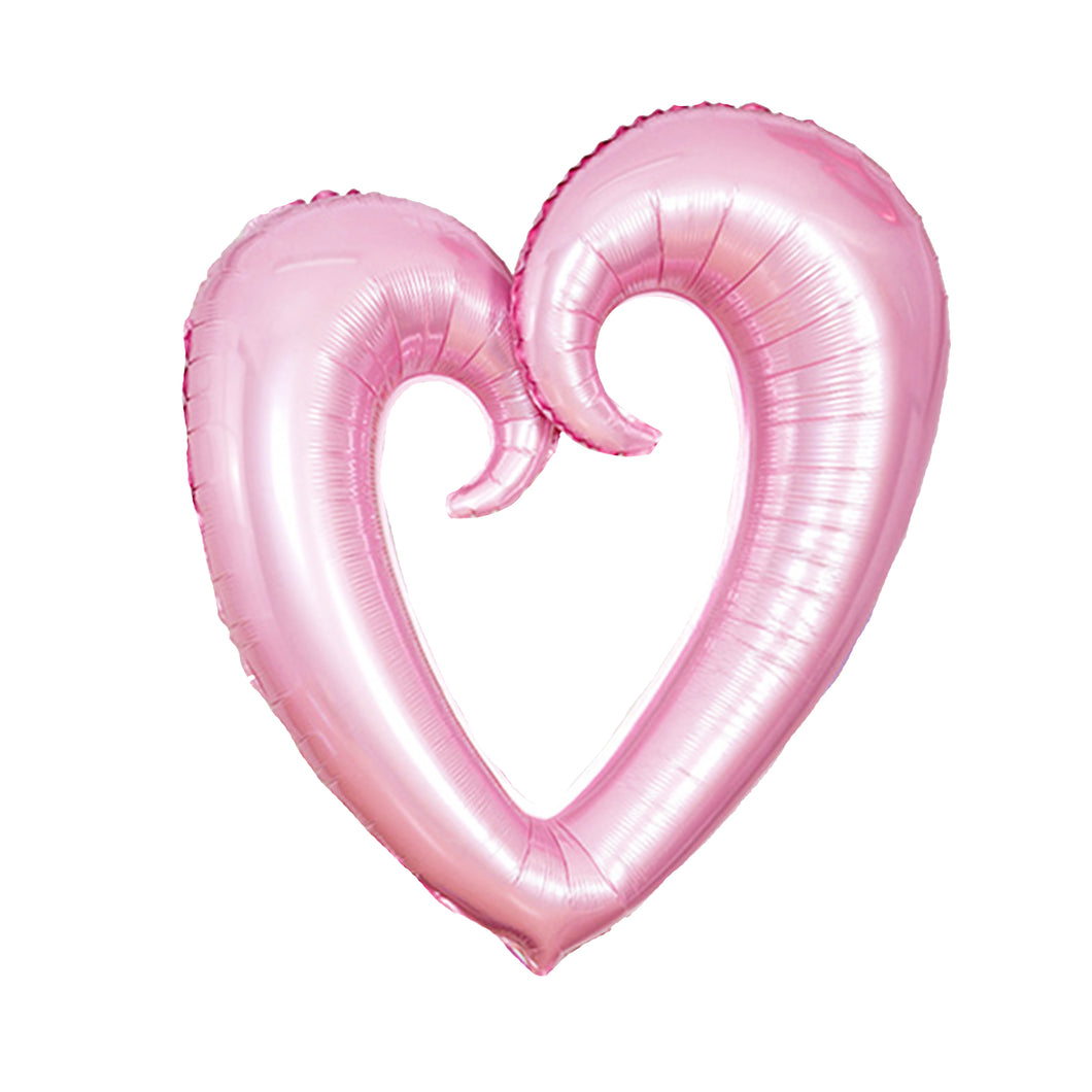 pink heart hook size 40 inch